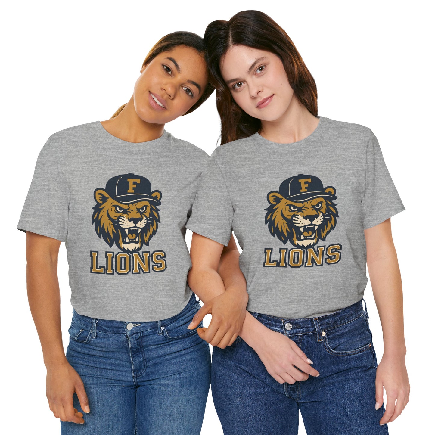 Adult Retro Roaring Lions Tee - Bella Canvas