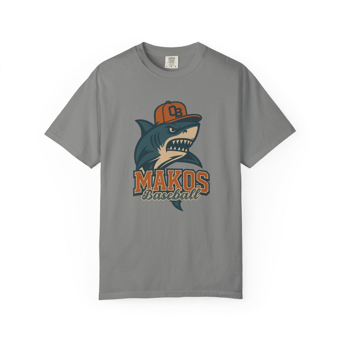 Adult Makos Baseball T-shirt - Comfort Colors