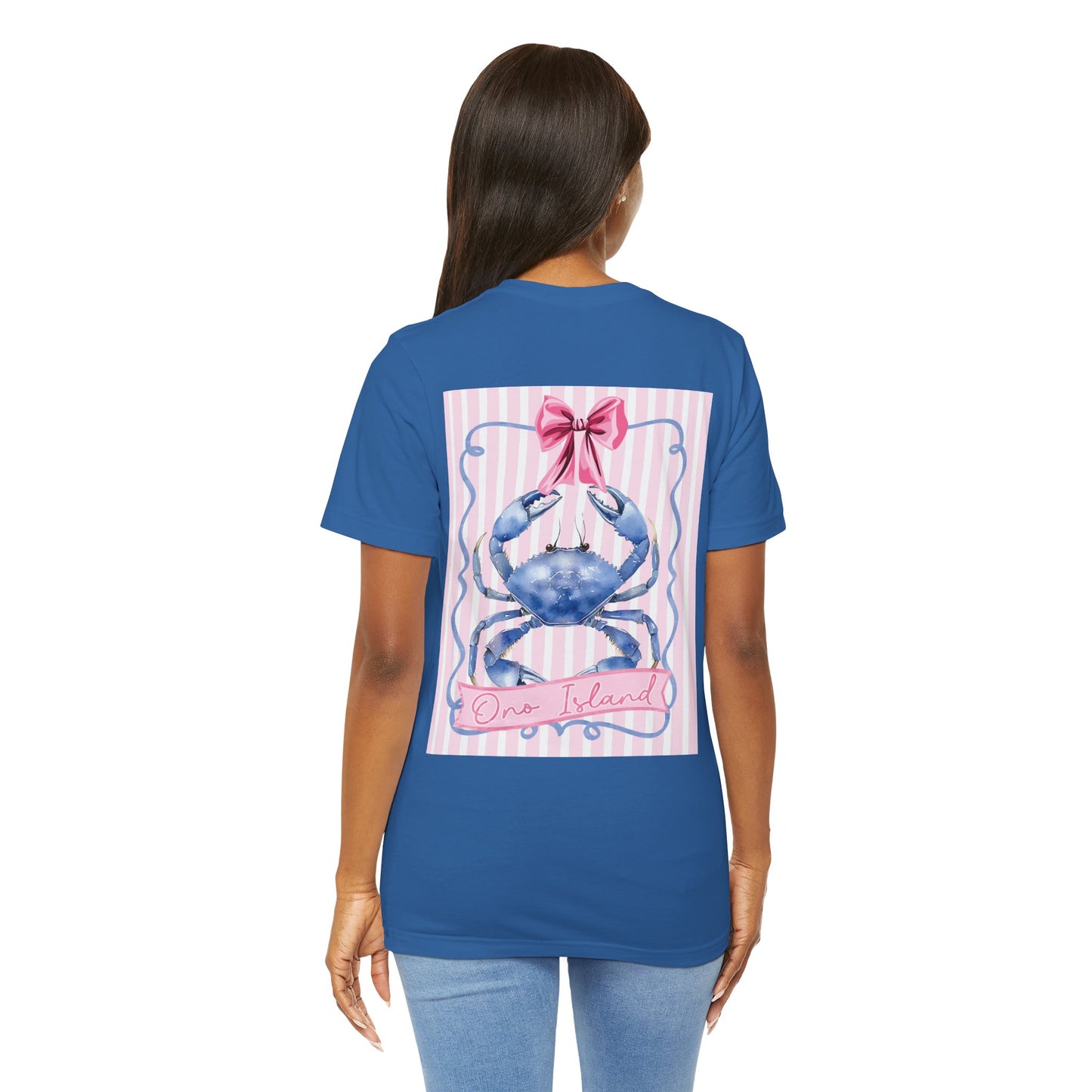 Adult Ono Island Preppy Crab T-Shirt - Bella Canvas