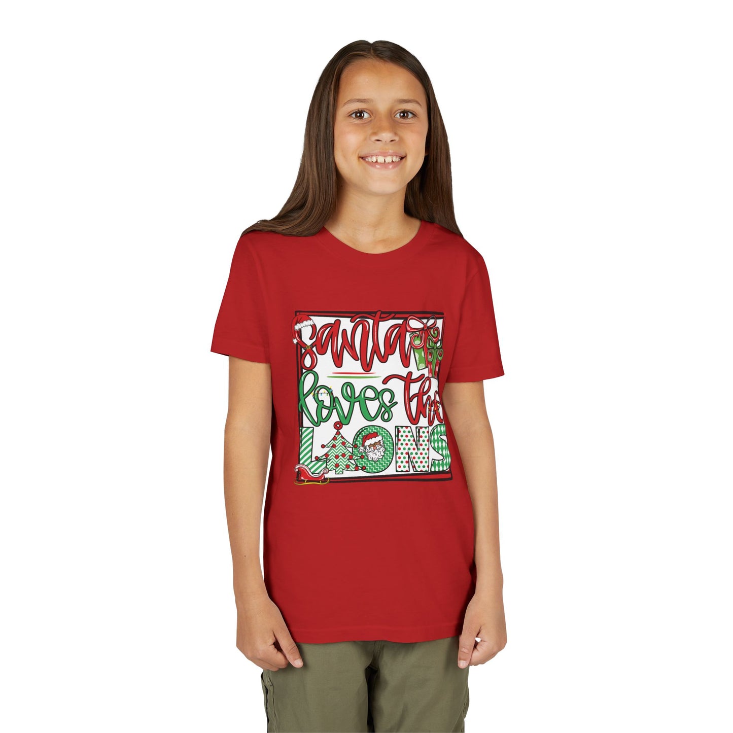 Youth Lions Christmas - Bella Canvas