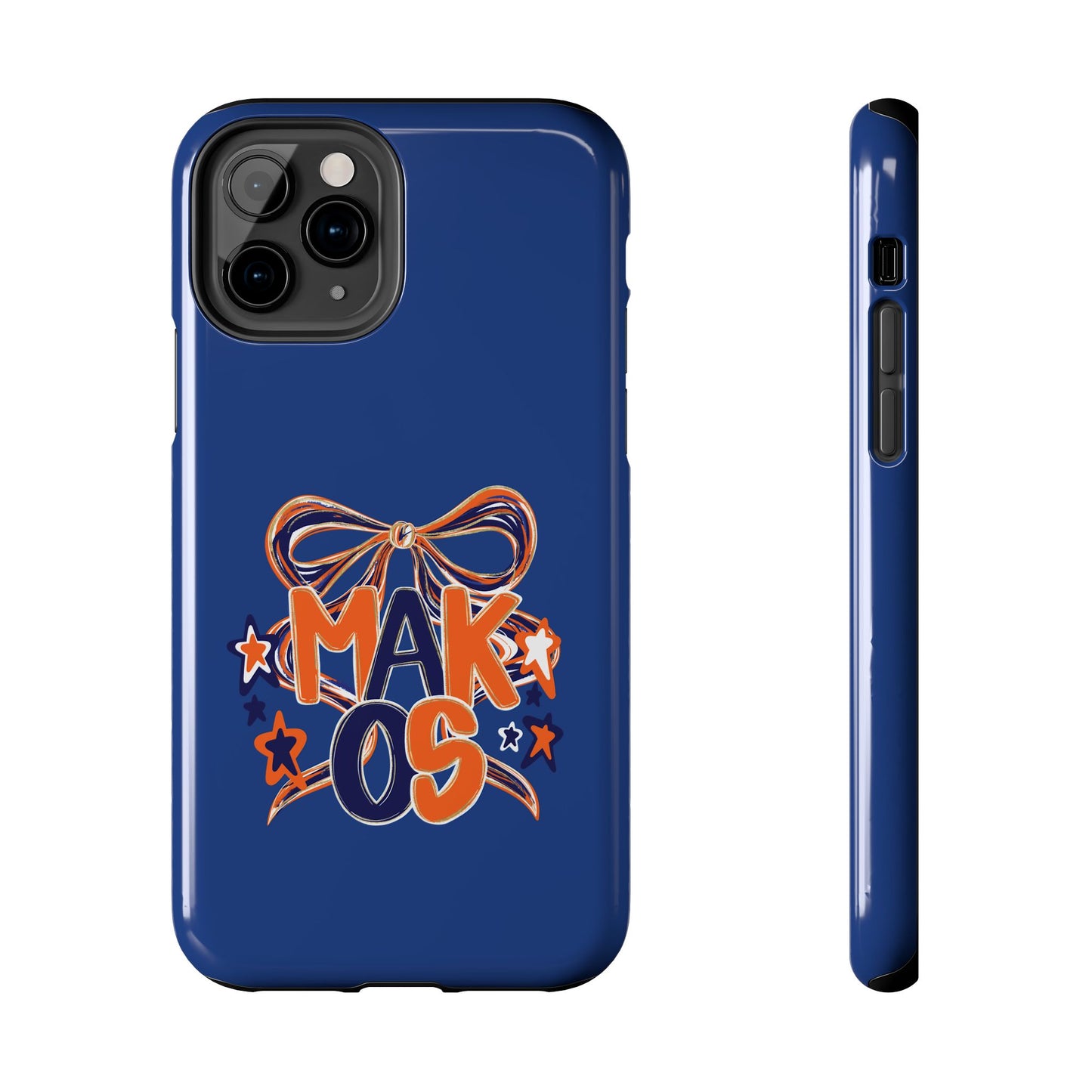 Makos Twirly Ribbon Iphone & Samsung Tough Phone Cases