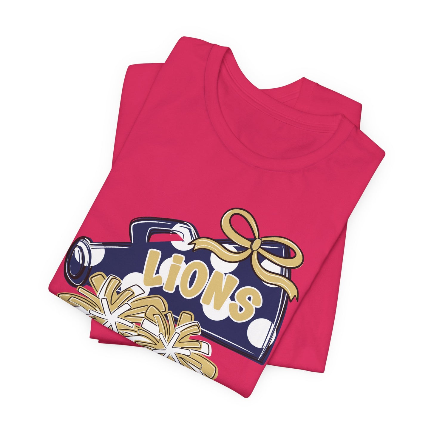 Lions Cheer Spirit Tee - Bella Canvas