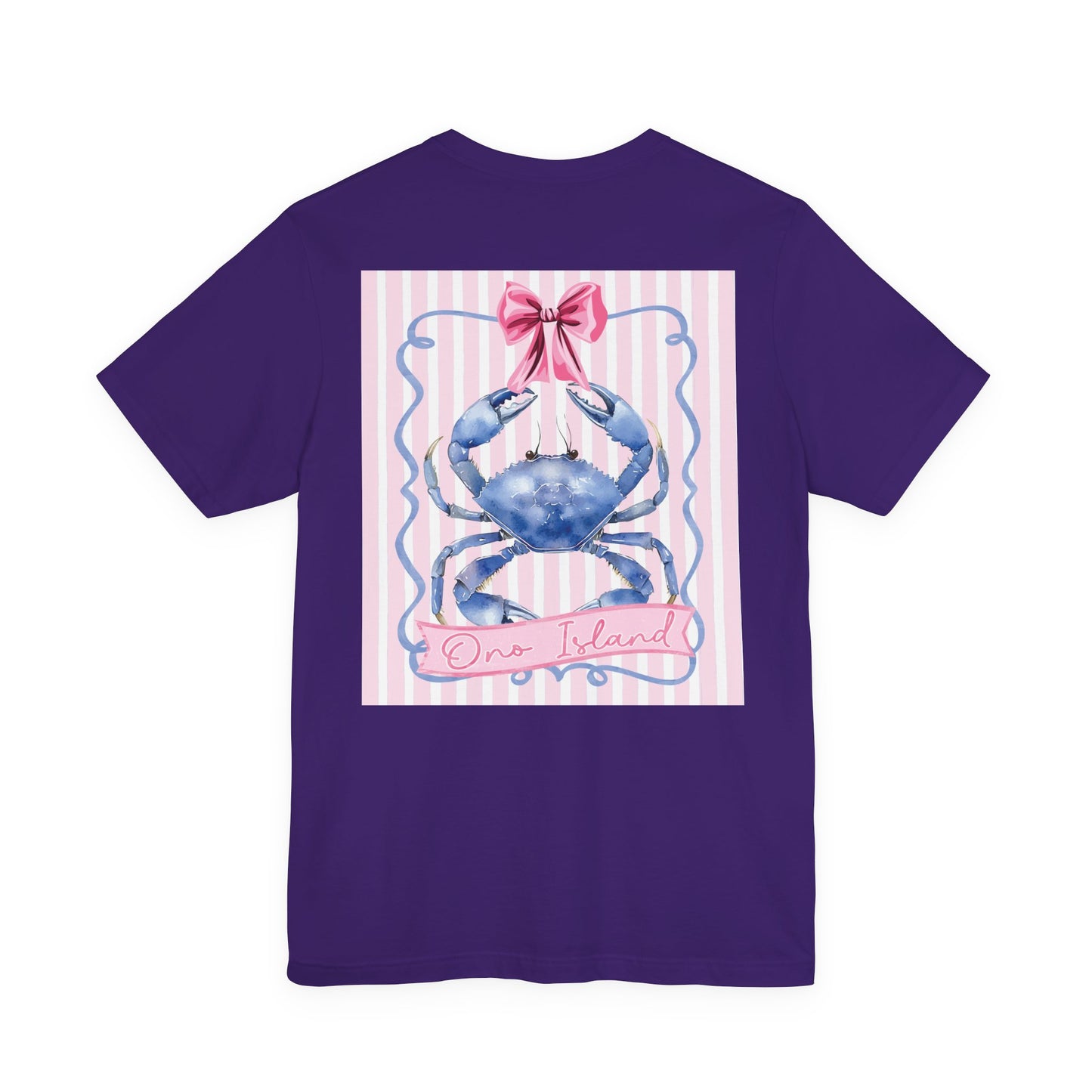Adult Ono Island Preppy Crab T-Shirt - Bella Canvas