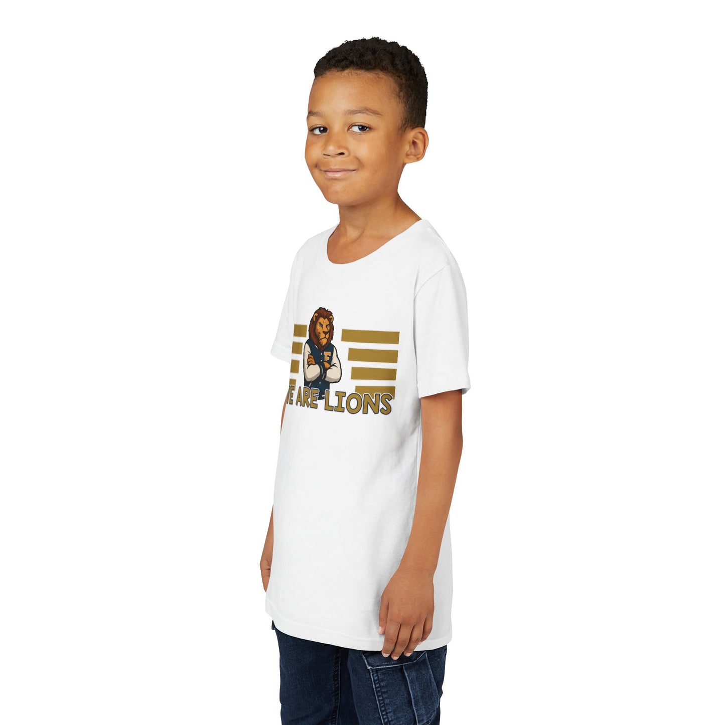 Youth We are Lions T-Shirt - Bella Canvas