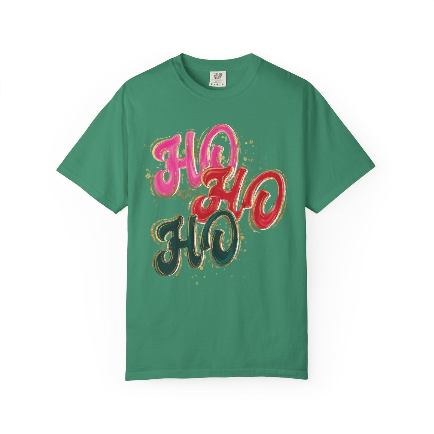 Ho Ho Ho Christmas Tee- Comfort Colors