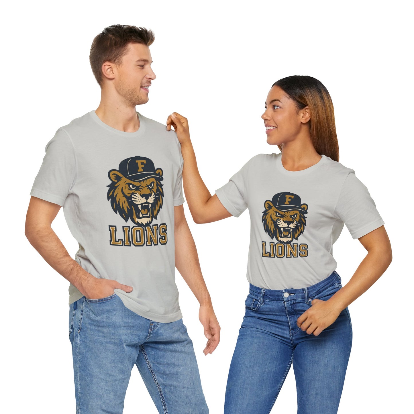 Adult Retro Roaring Lions Tee - Bella Canvas
