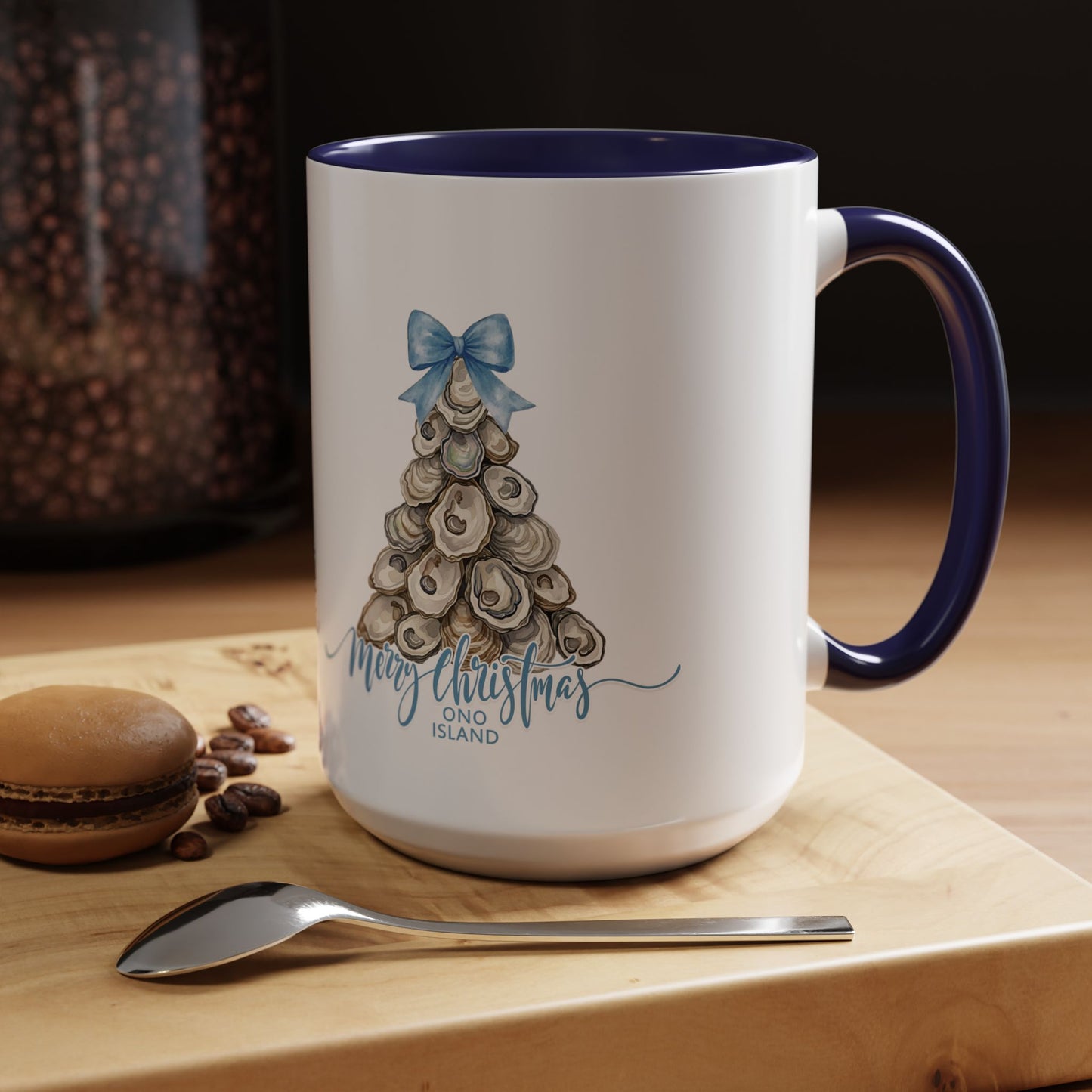 Ono Island Christmas Oyster Tree Mug