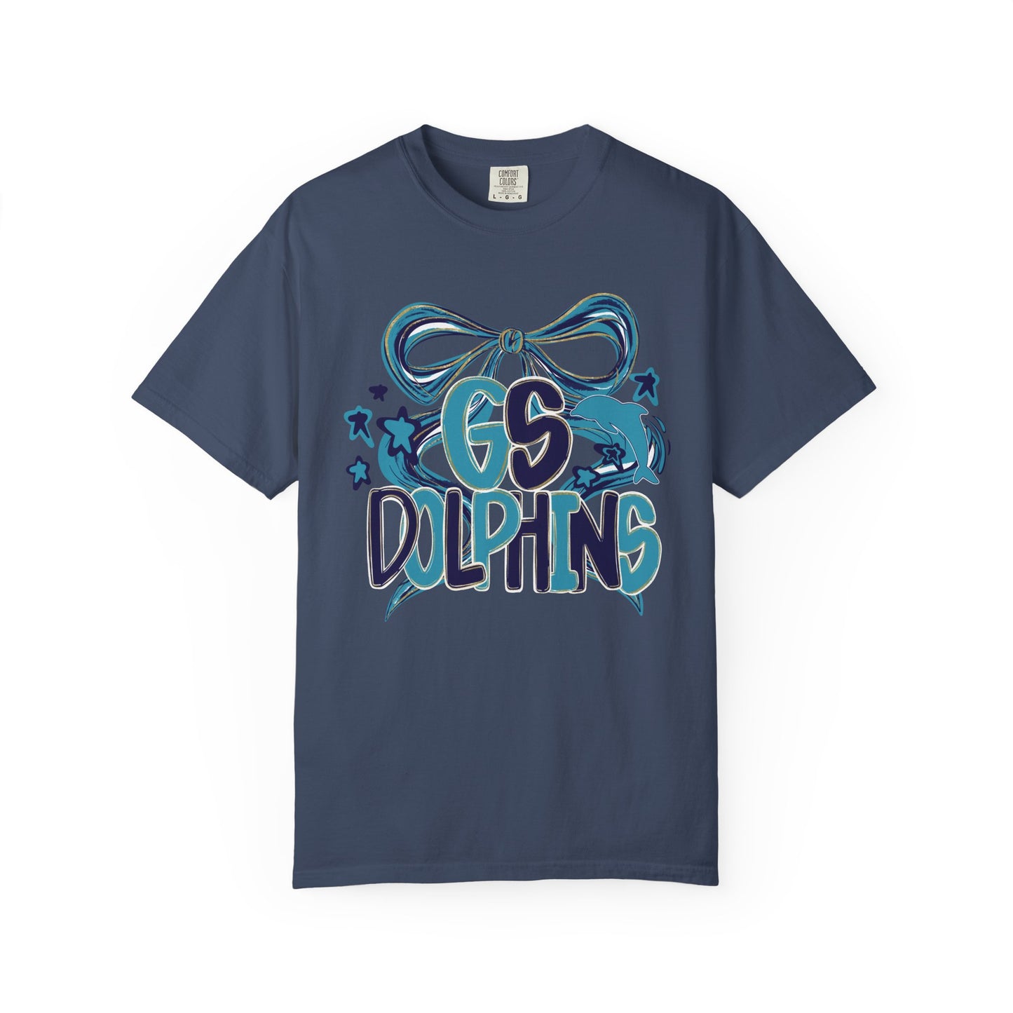 Adult GS Dolphins Bow - Comfort Colors