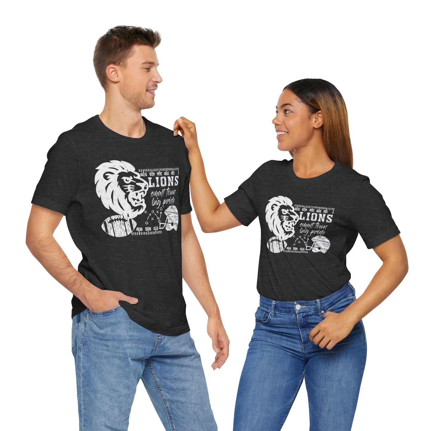 Lion Small Town Big Pride Tee - Bella Canvas