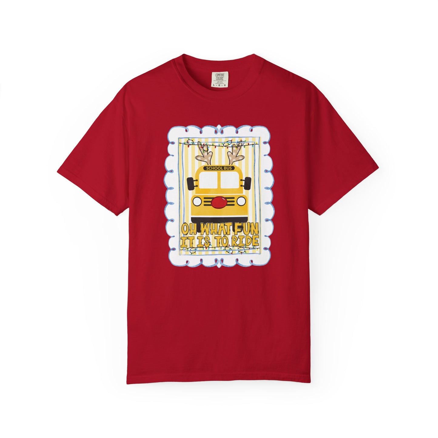 Christmas Bus Driver Tee - Comfort Colors