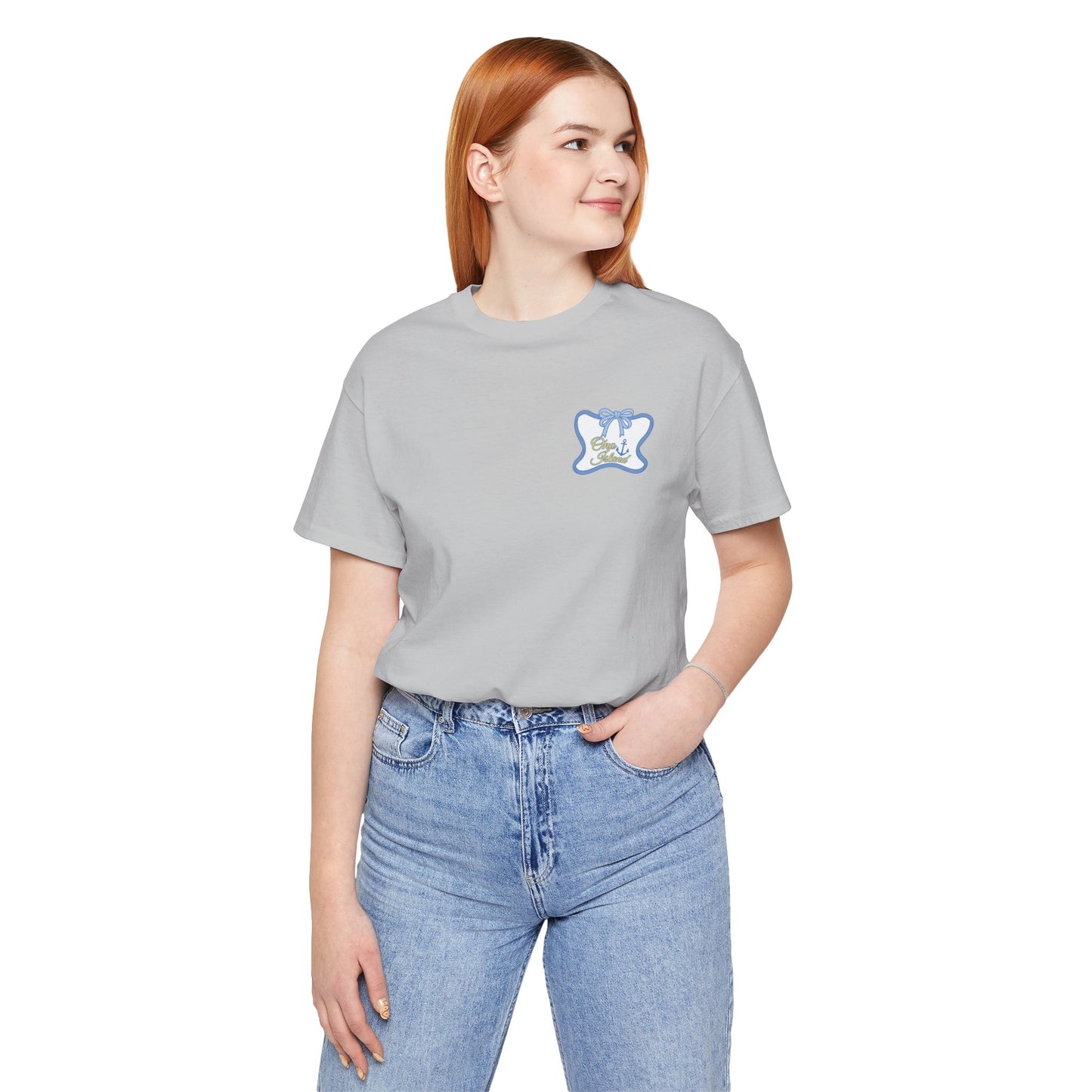 Adult Coquette Sailboat Tee - Bella Canvas