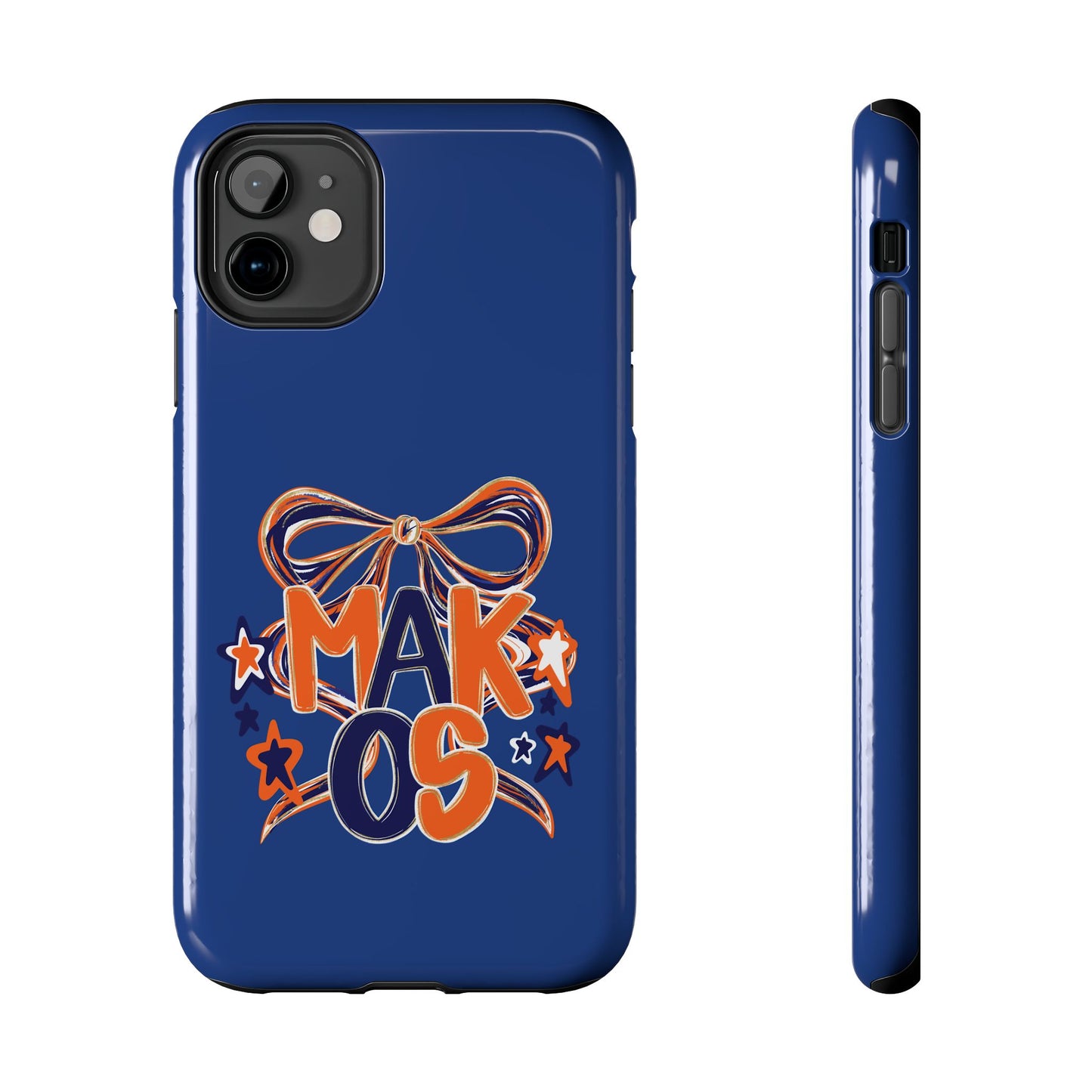 Makos Twirly Ribbon Iphone & Samsung Tough Phone Cases