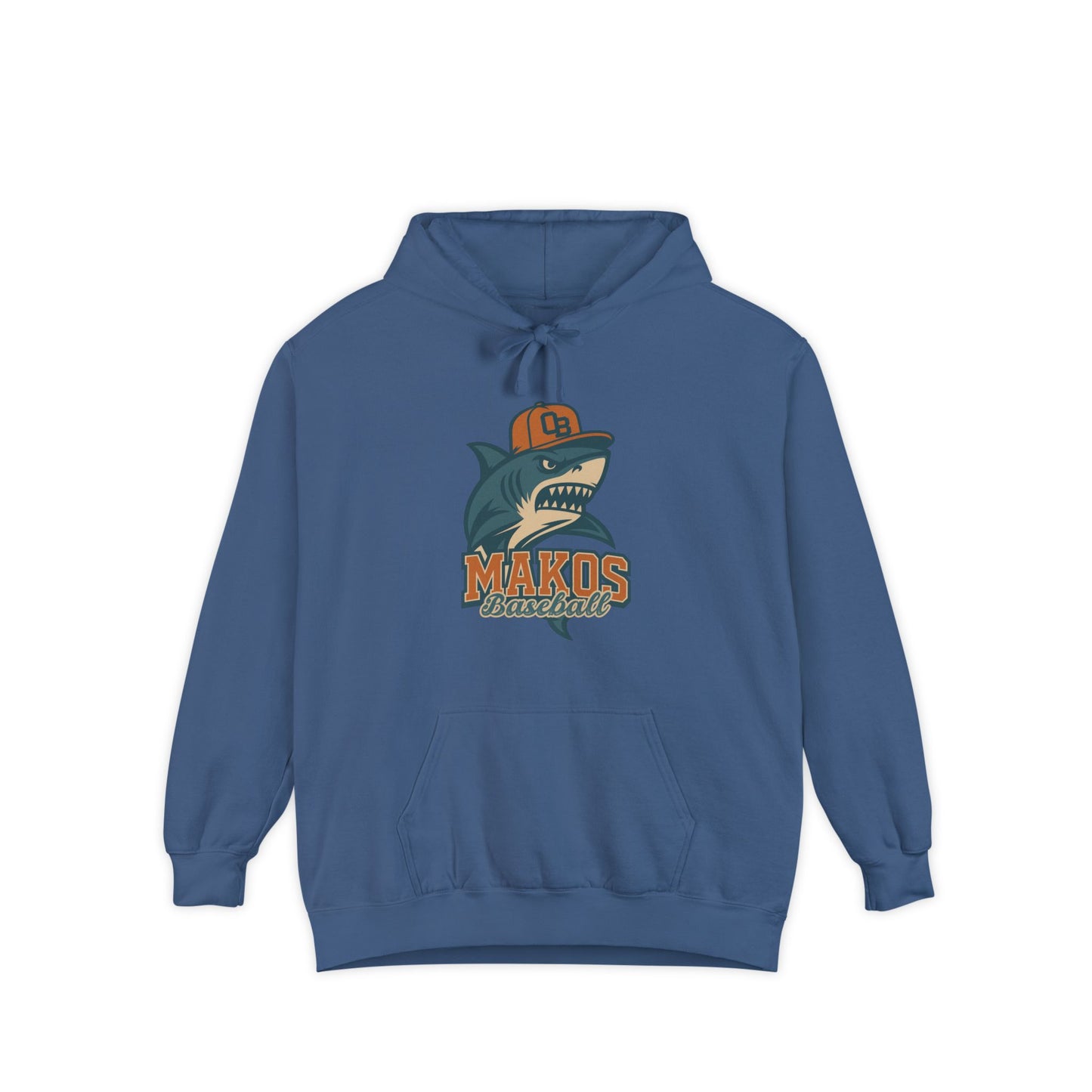 Adult Makos Retro Baseball Hoodie - Comfort Colors