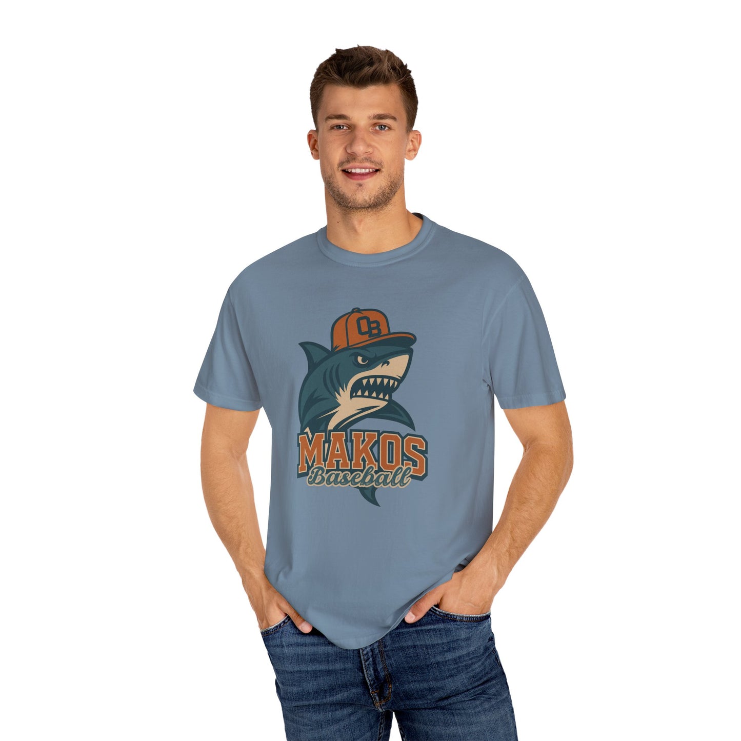 Adult Makos Baseball T-shirt - Comfort Colors