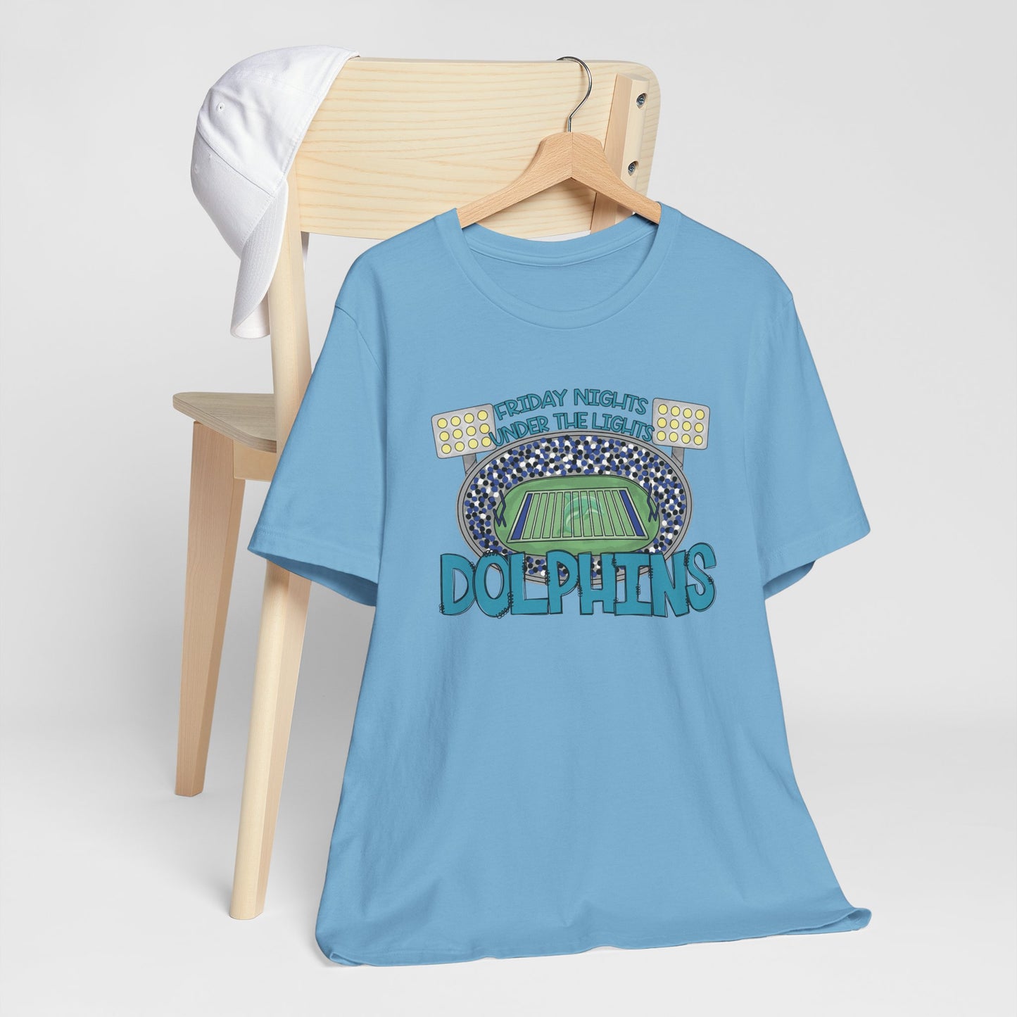 Adult Dolphins Friday Nights Under the Lights Tee