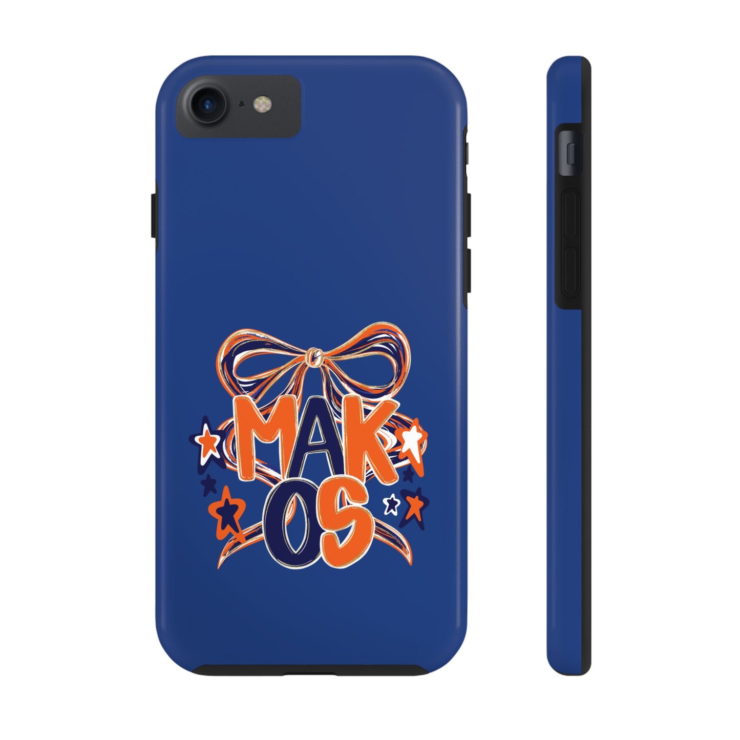 Makos Twirly Ribbon Iphone & Samsung Tough Phone Cases