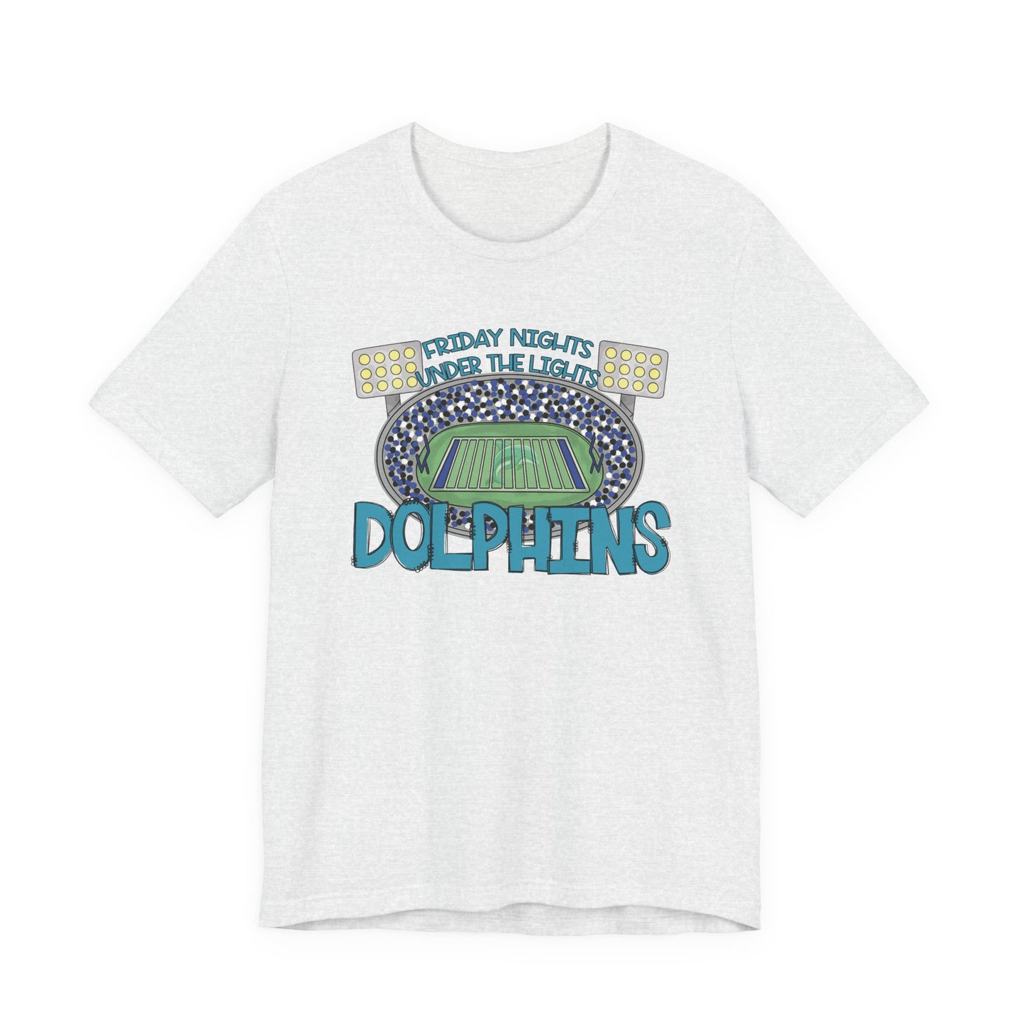 Adult Dolphins Friday Nights Under the Lights Tee