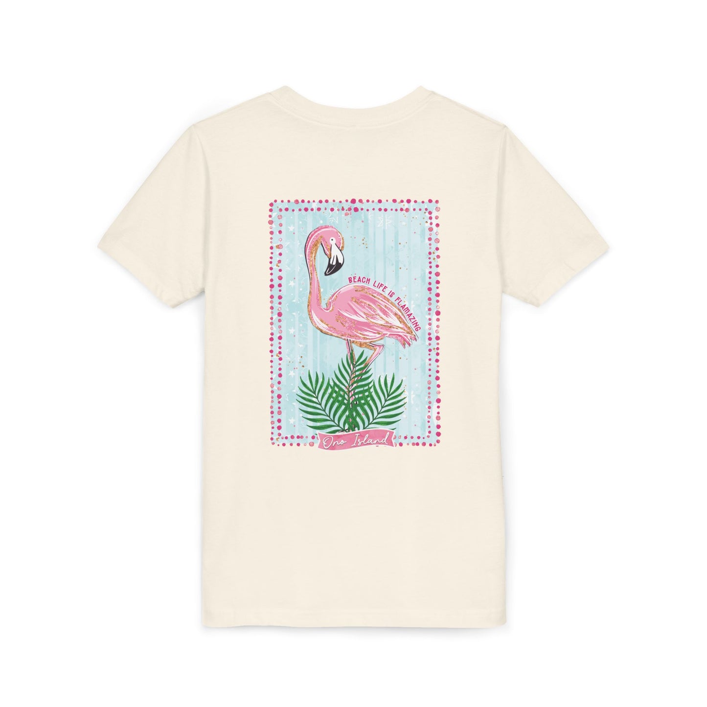 Beach Life is Flamazing Flamingo Tee - Bella Canvas