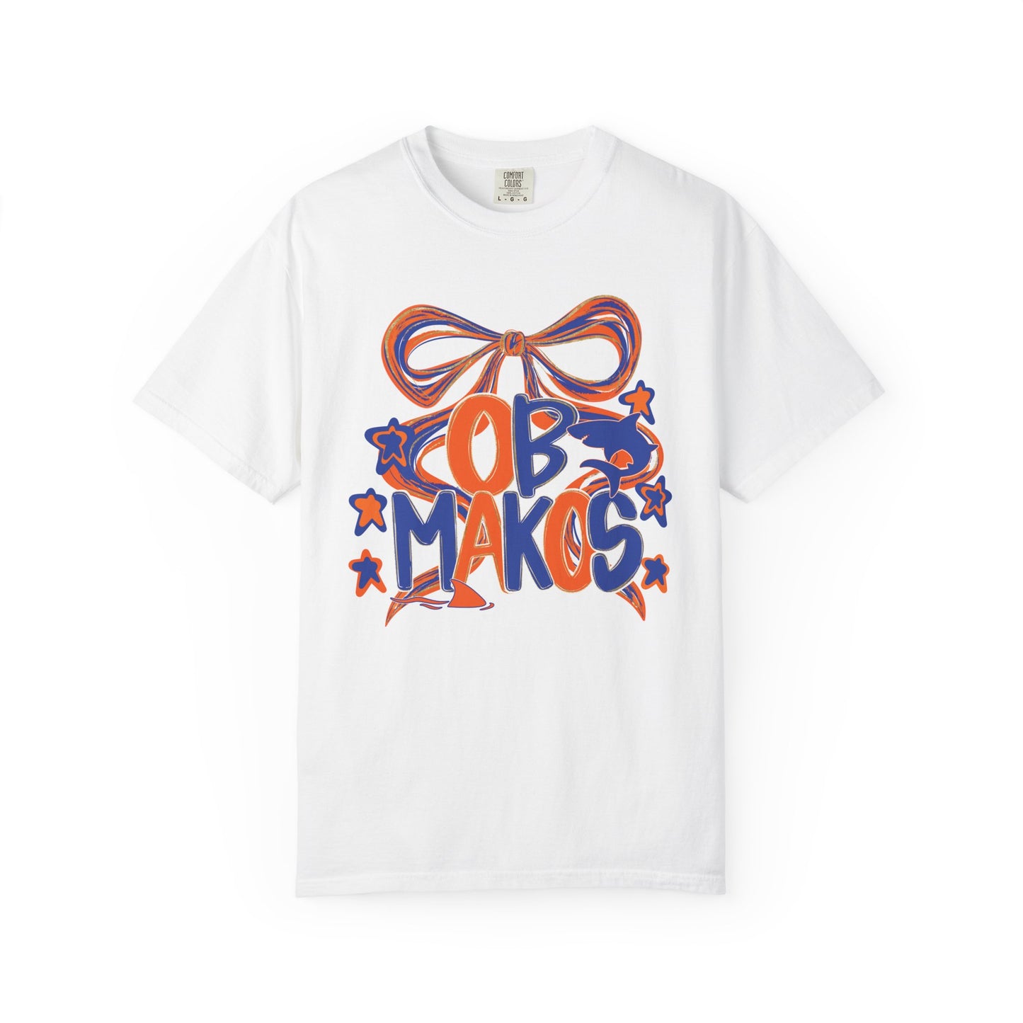 Adult OB Makos Bow Tee - Comfort Colors