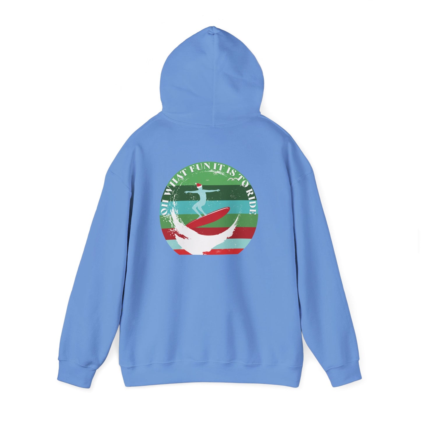 Adult Christmas Surf Hoodie - Gildan