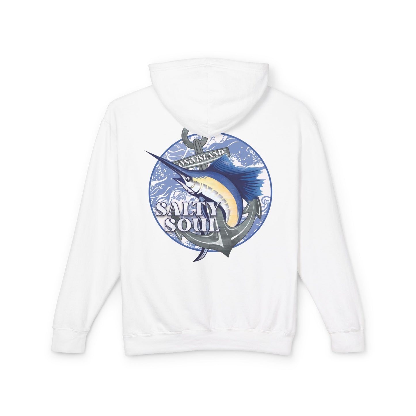 Adult Ono Island Salty Soul Pastels Hooded Sweatshirt - Comfort Colors