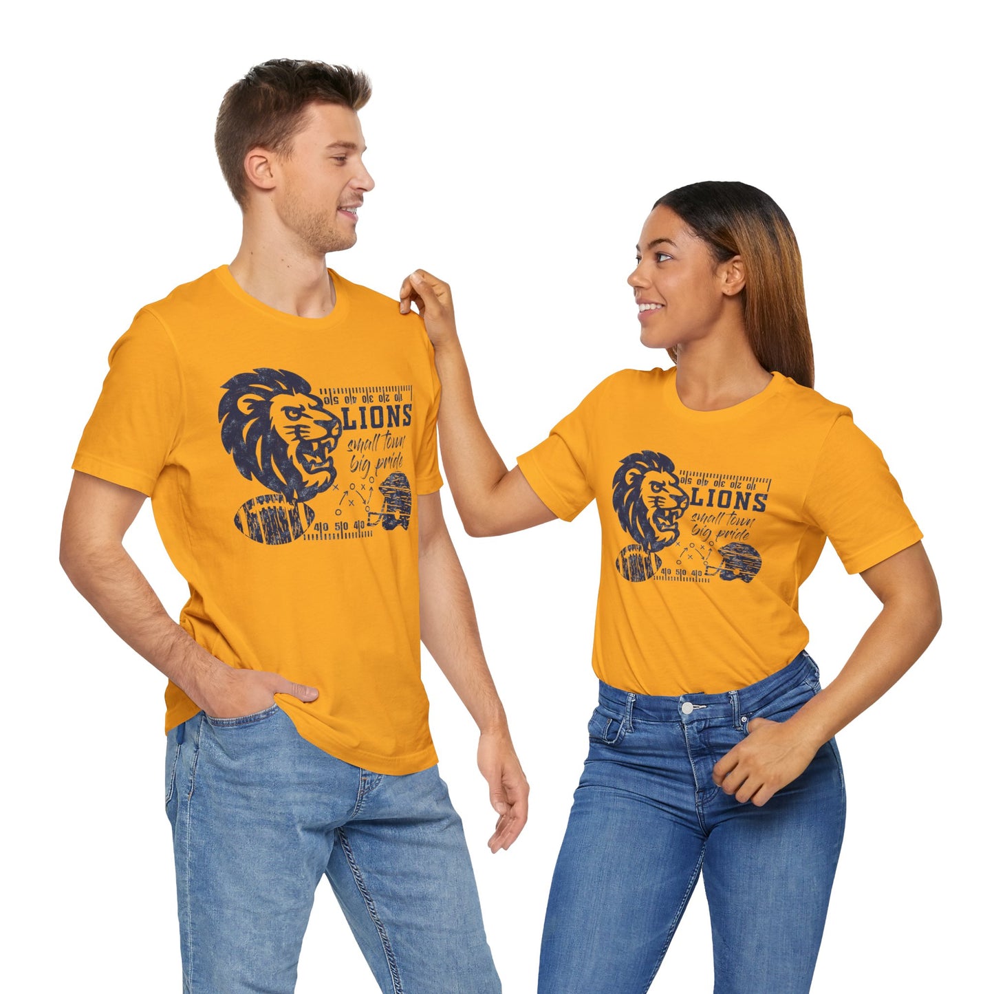Lion Small Town Big Pride Tee - Bella Canvas