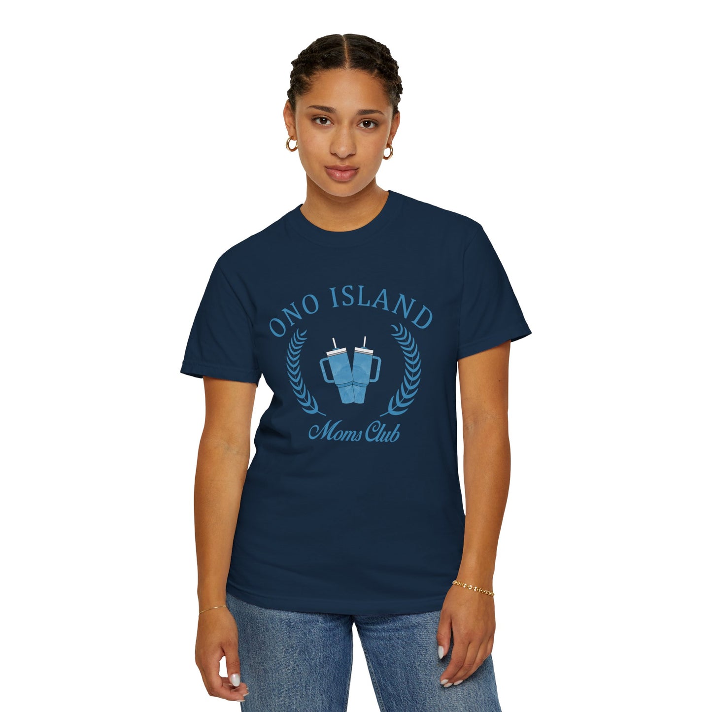 Ono Moms Club Blue Cups - Comfort Colors
