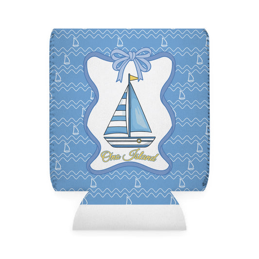Ono Island Coquette Sailboat Can Cooler Sleeve