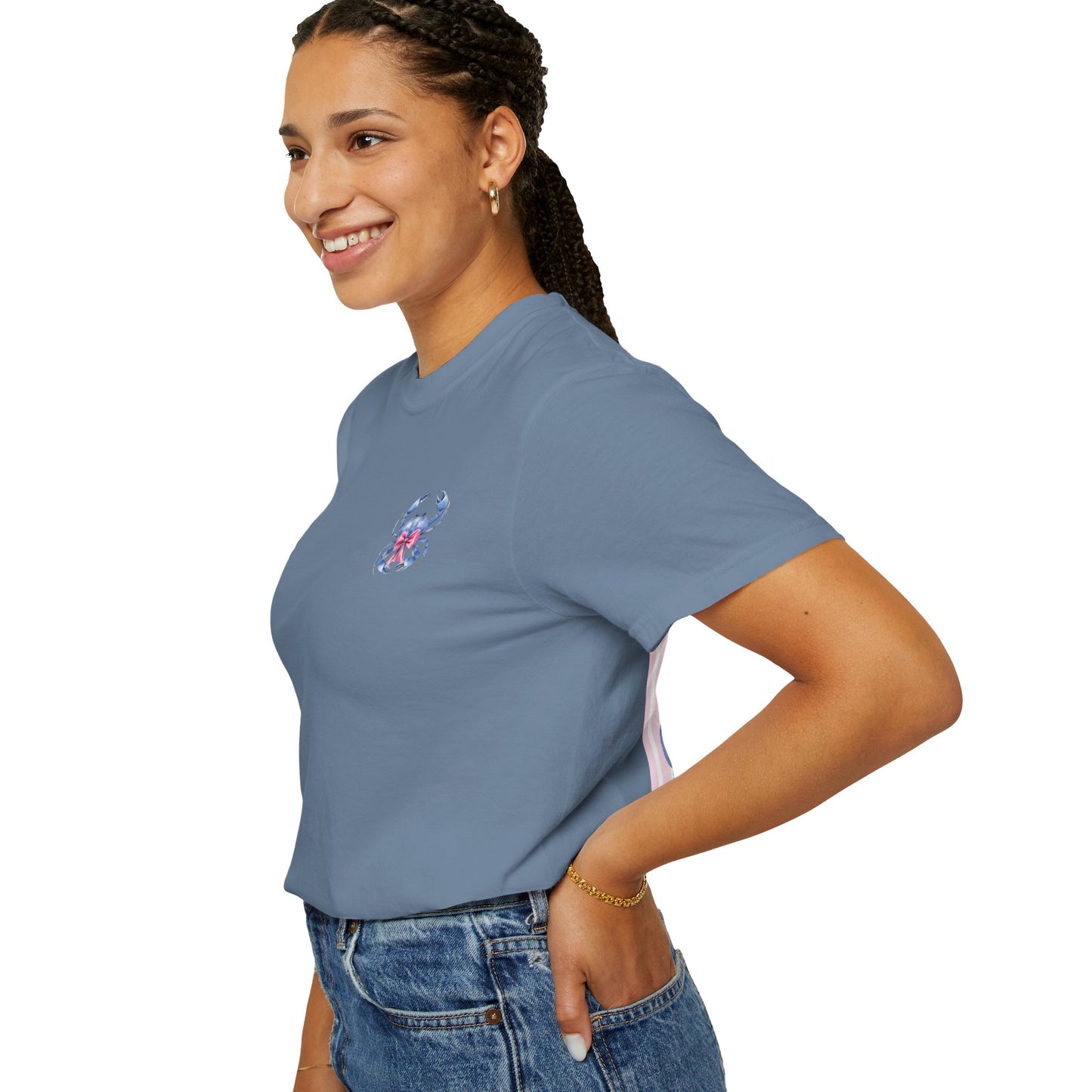 Adult Ono Island Preppy Crab Tee - Comfort Colors