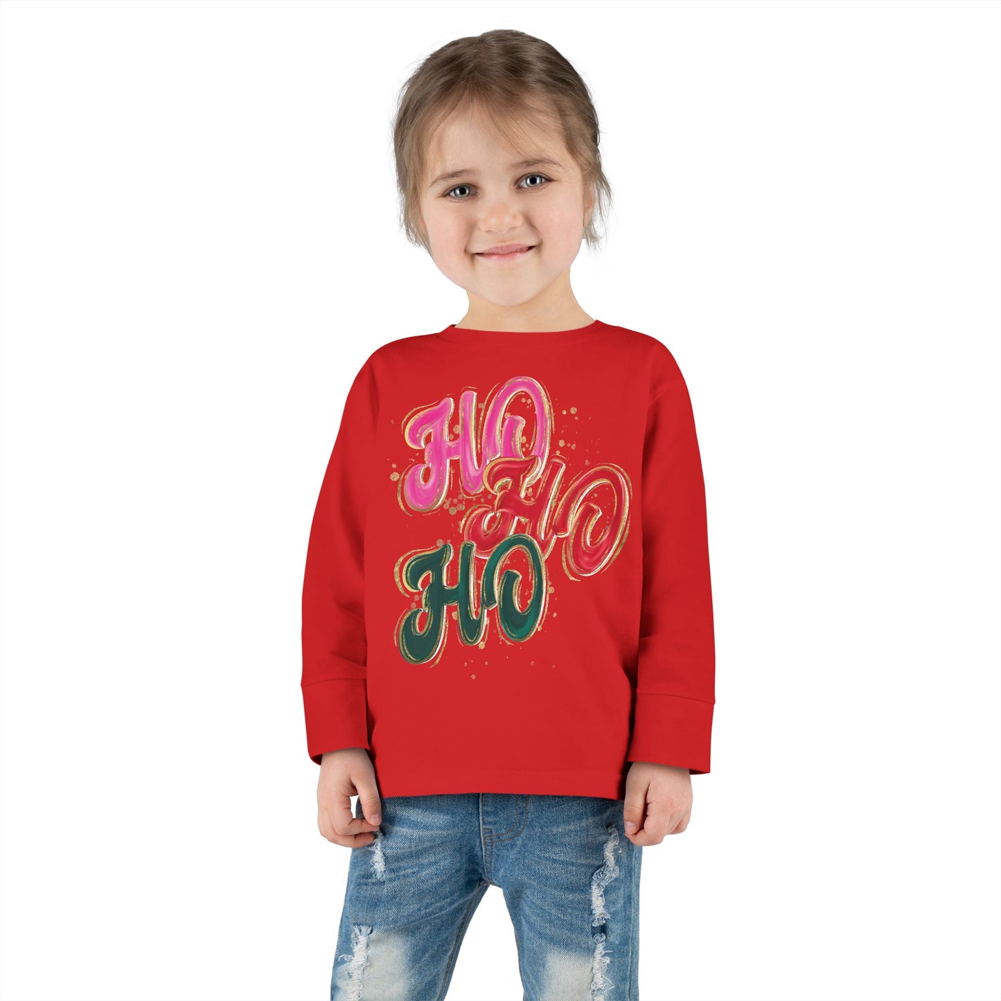 Toddler Ho Ho Ho Longsleeve Gildan