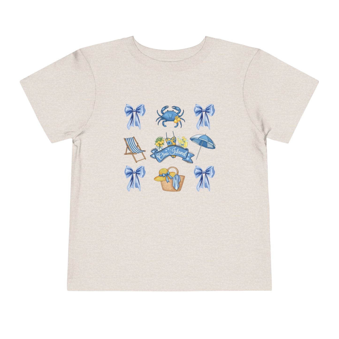 Toddler Coquette Ono Island Tee - Bella Canvas