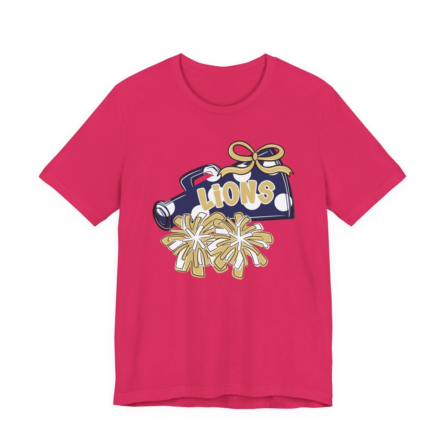 Lions Cheer Spirit Tee - Bella Canvas