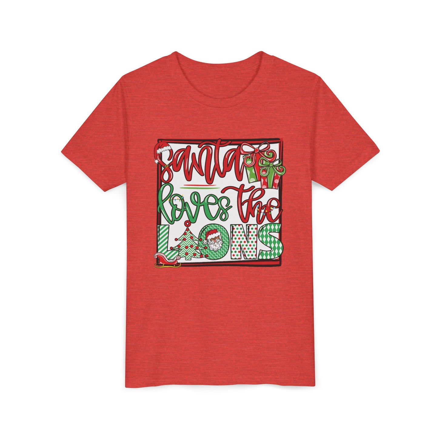 Youth Lions Christmas - Bella Canvas