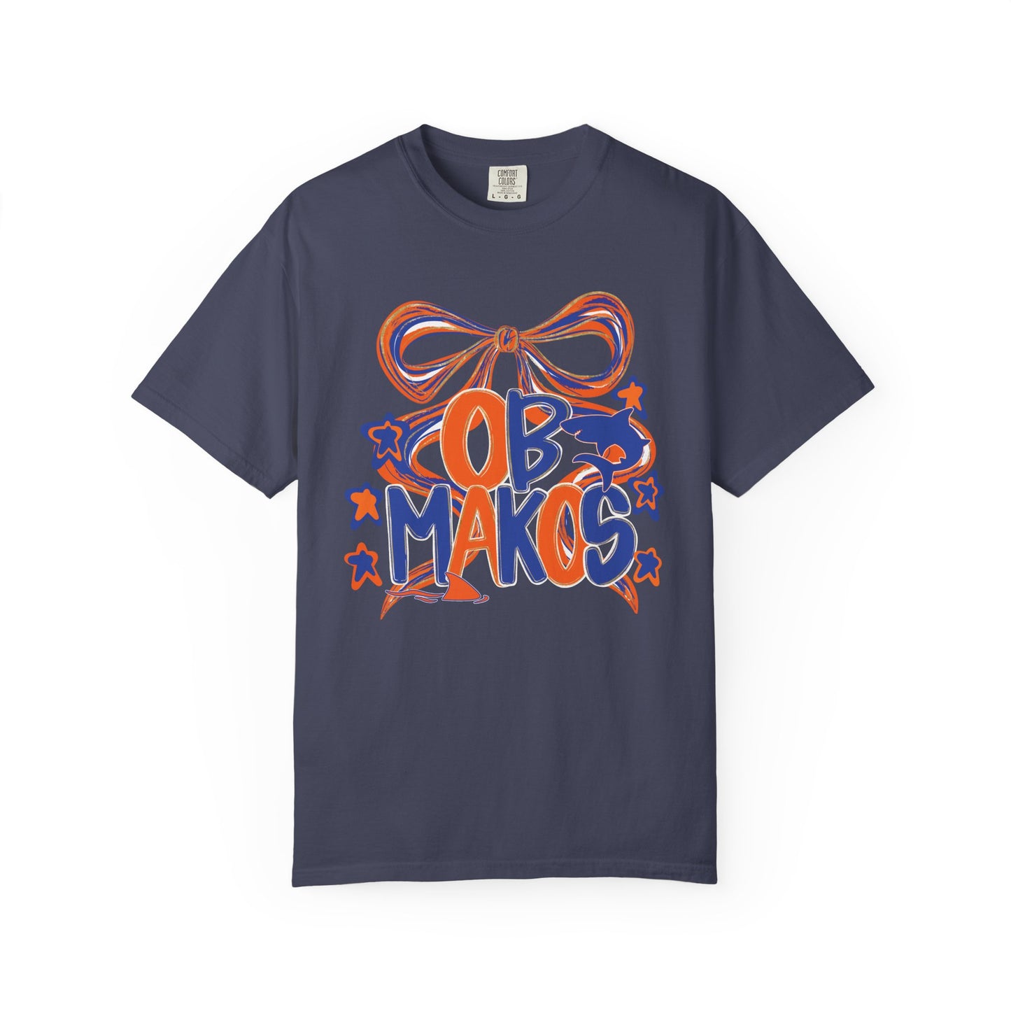 Adult OB Makos Bow Tee - Comfort Colors