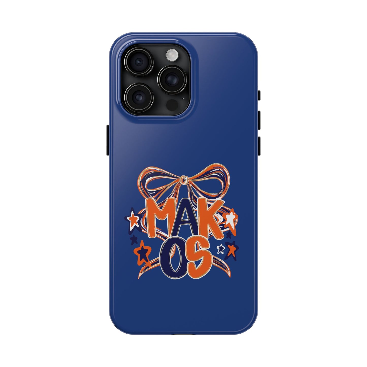 Makos Twirly Ribbon Iphone & Samsung Tough Phone Cases