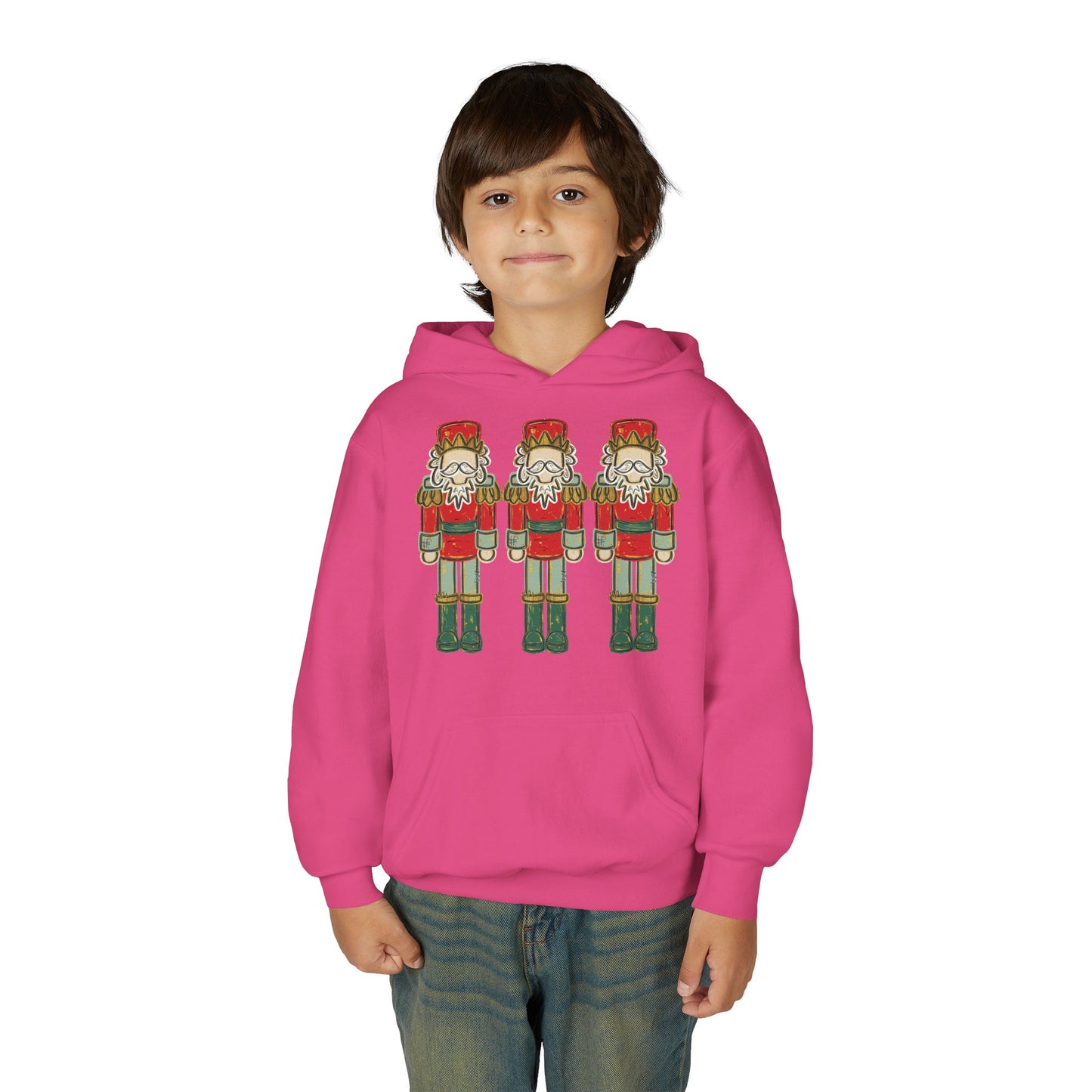 Red/Green Nutcracker Hoodie - Gildan