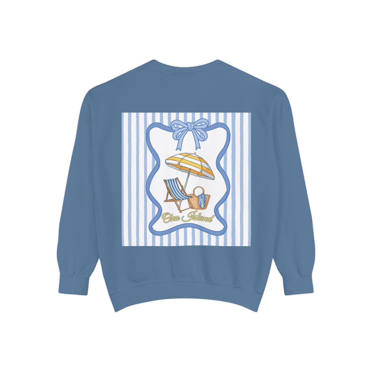 Adult Coquette Beachy Ono Island Sweatshirt - Comfort Colors