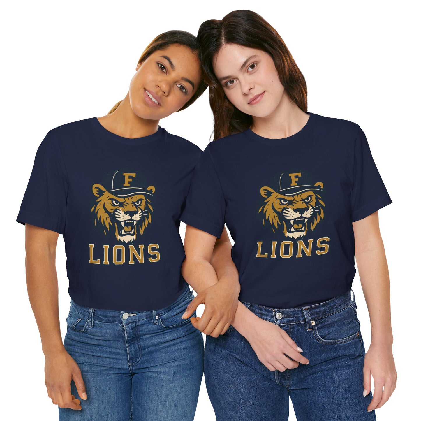 Adult Retro Roaring Lions Tee - Bella Canvas