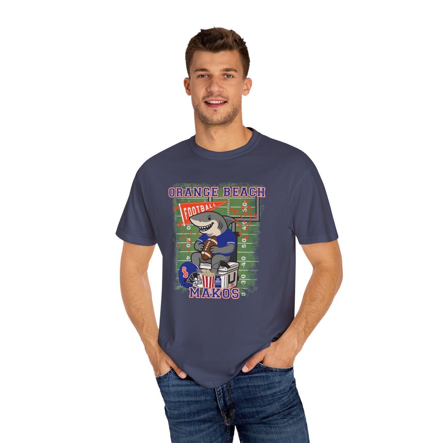 Adult Makos Tailgate Time - Comfort Colors