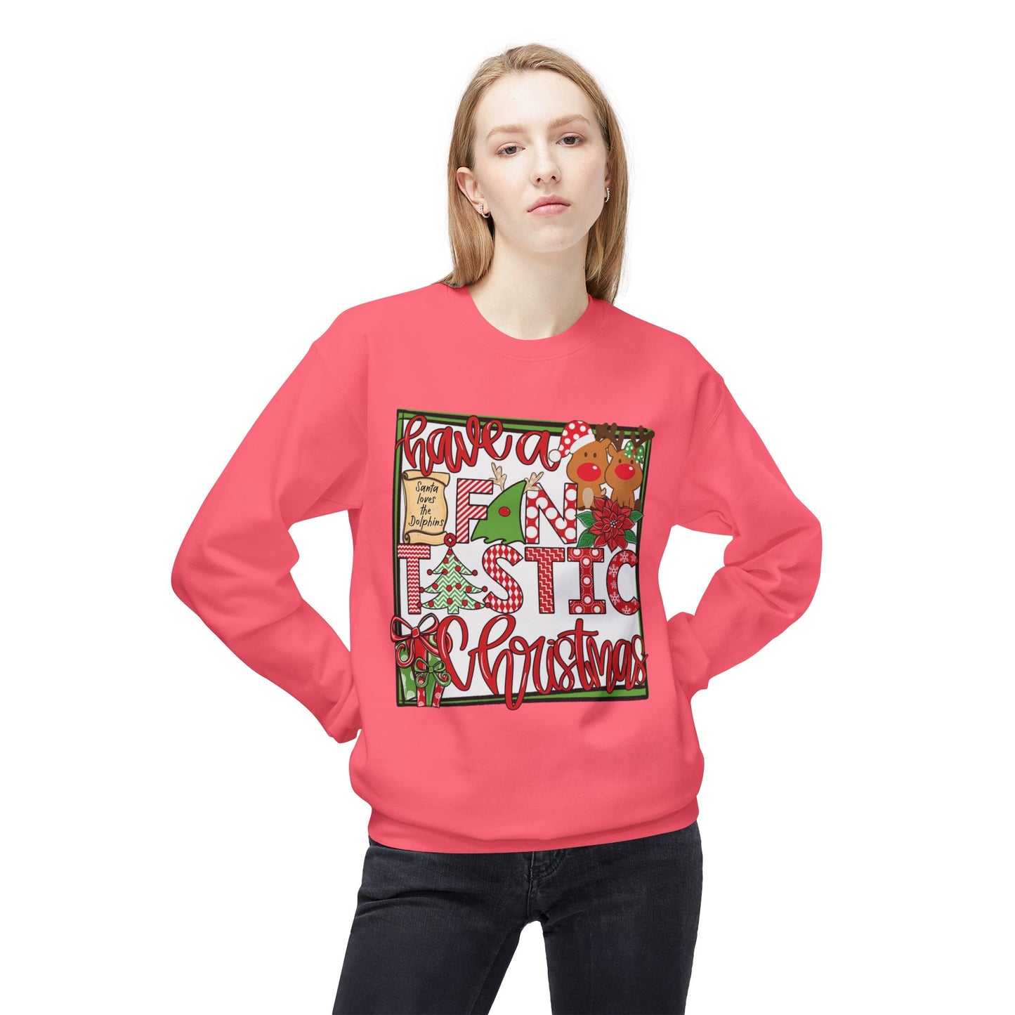 GS Dolphins Christmas - Gildan