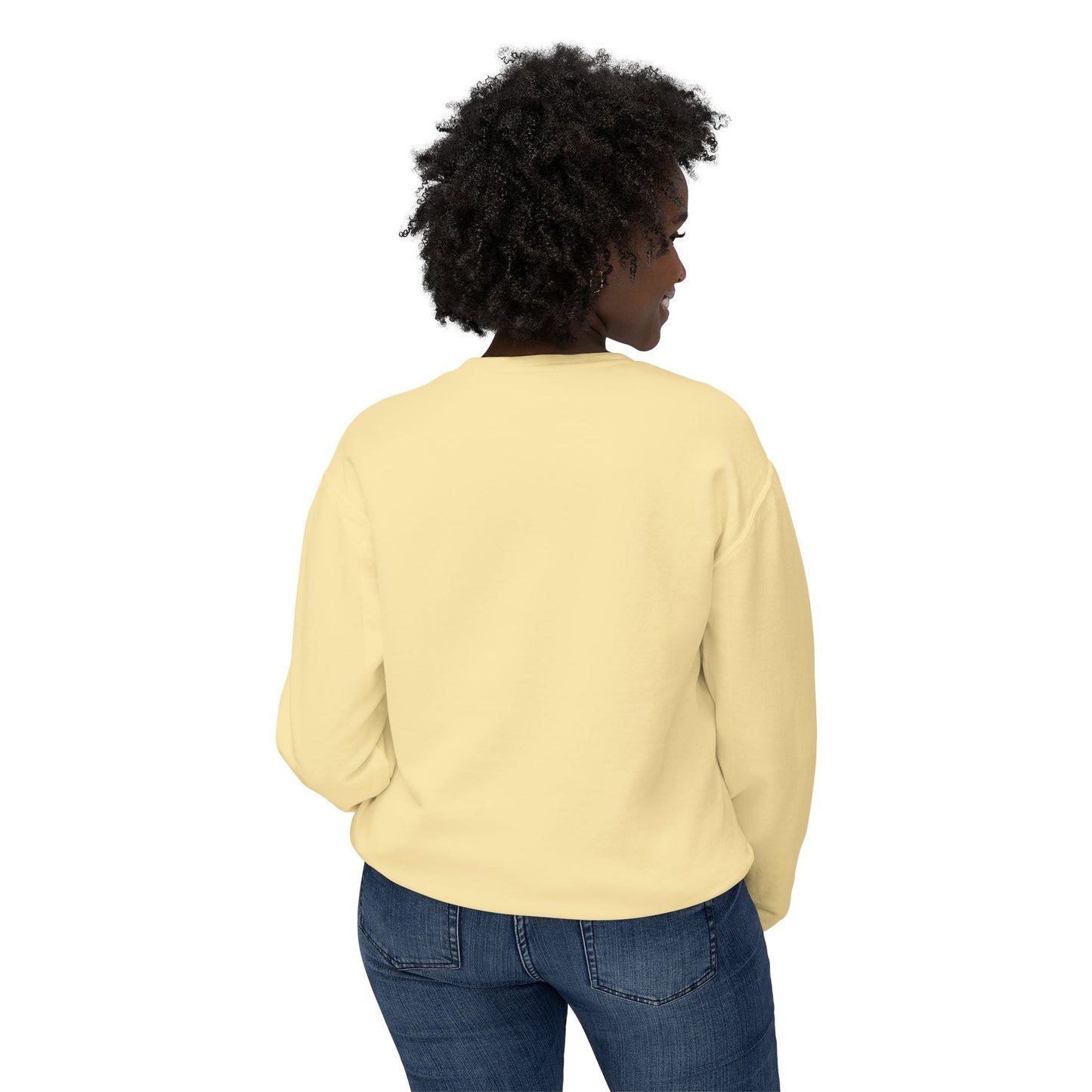 Adult Life of a Dolphin Faux Glitter Sweatshirt - Comfort Colors