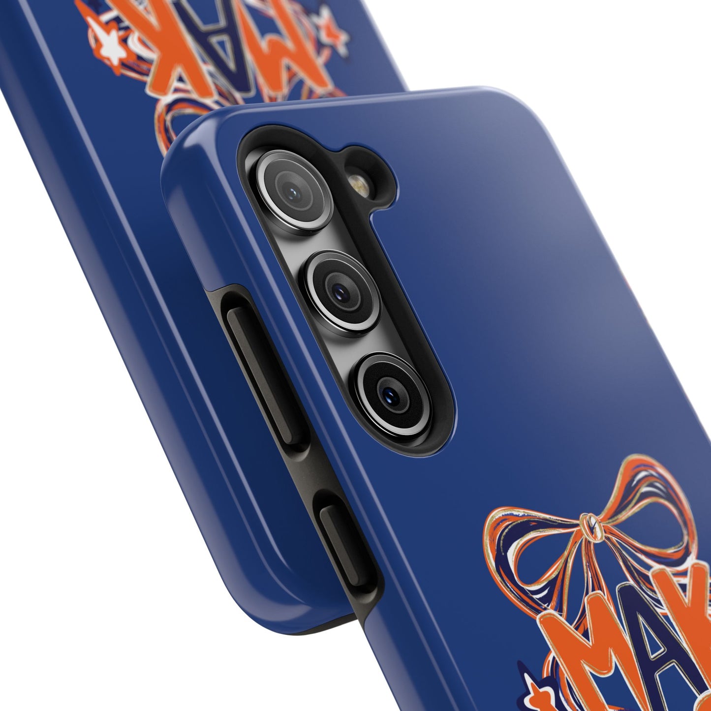 Makos Twirly Ribbon Iphone & Samsung Tough Phone Cases