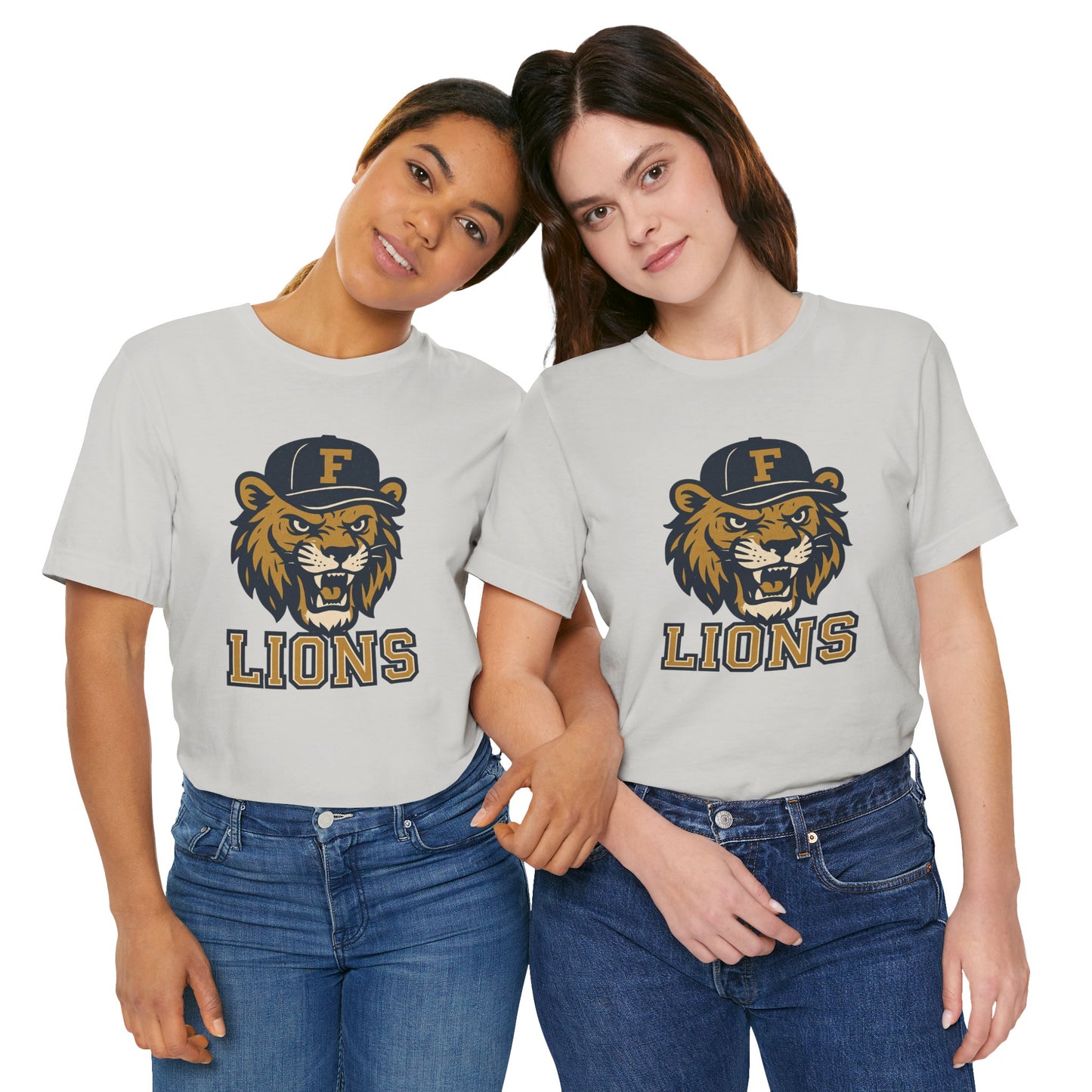 Adult Retro Roaring Lions Tee - Bella Canvas