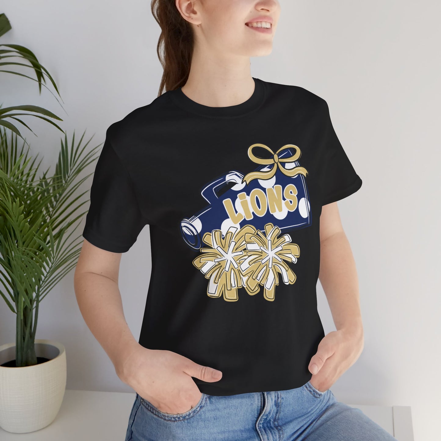 Lions Cheer Spirit Tee - Bella Canvas