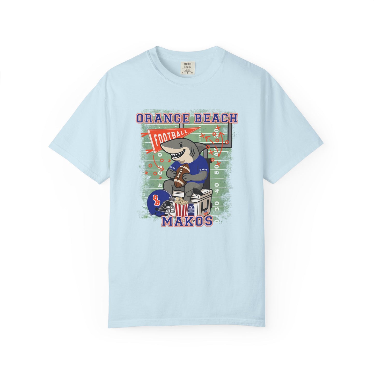 Adult Makos Tailgate Time - Comfort Colors