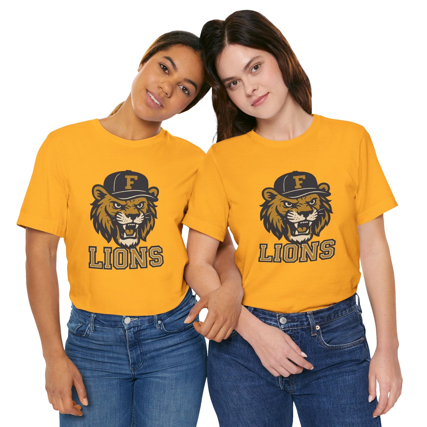 Adult Retro Roaring Lions Tee - Bella Canvas