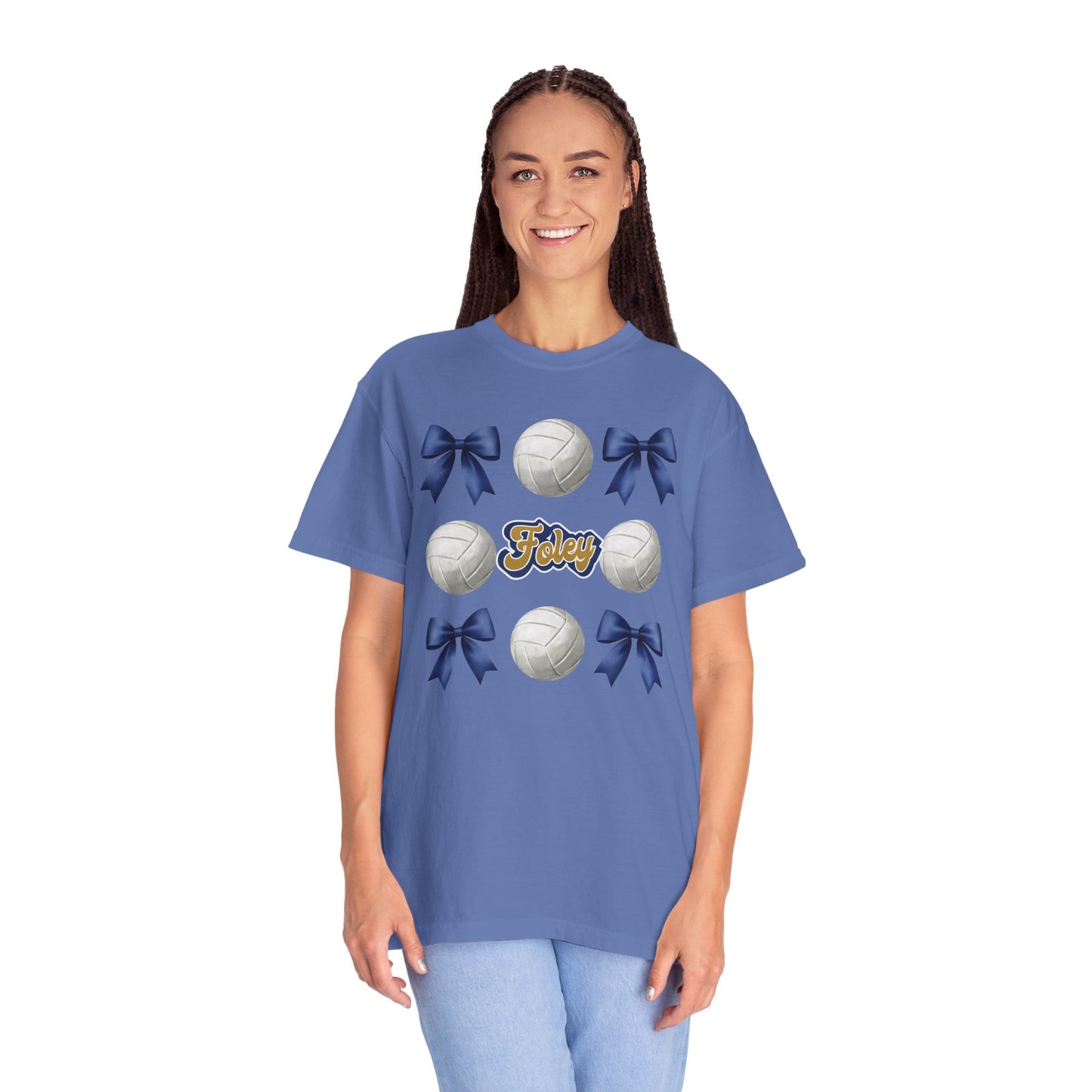 Foley Lions Volleyball T-Shirt- Comfort Colors