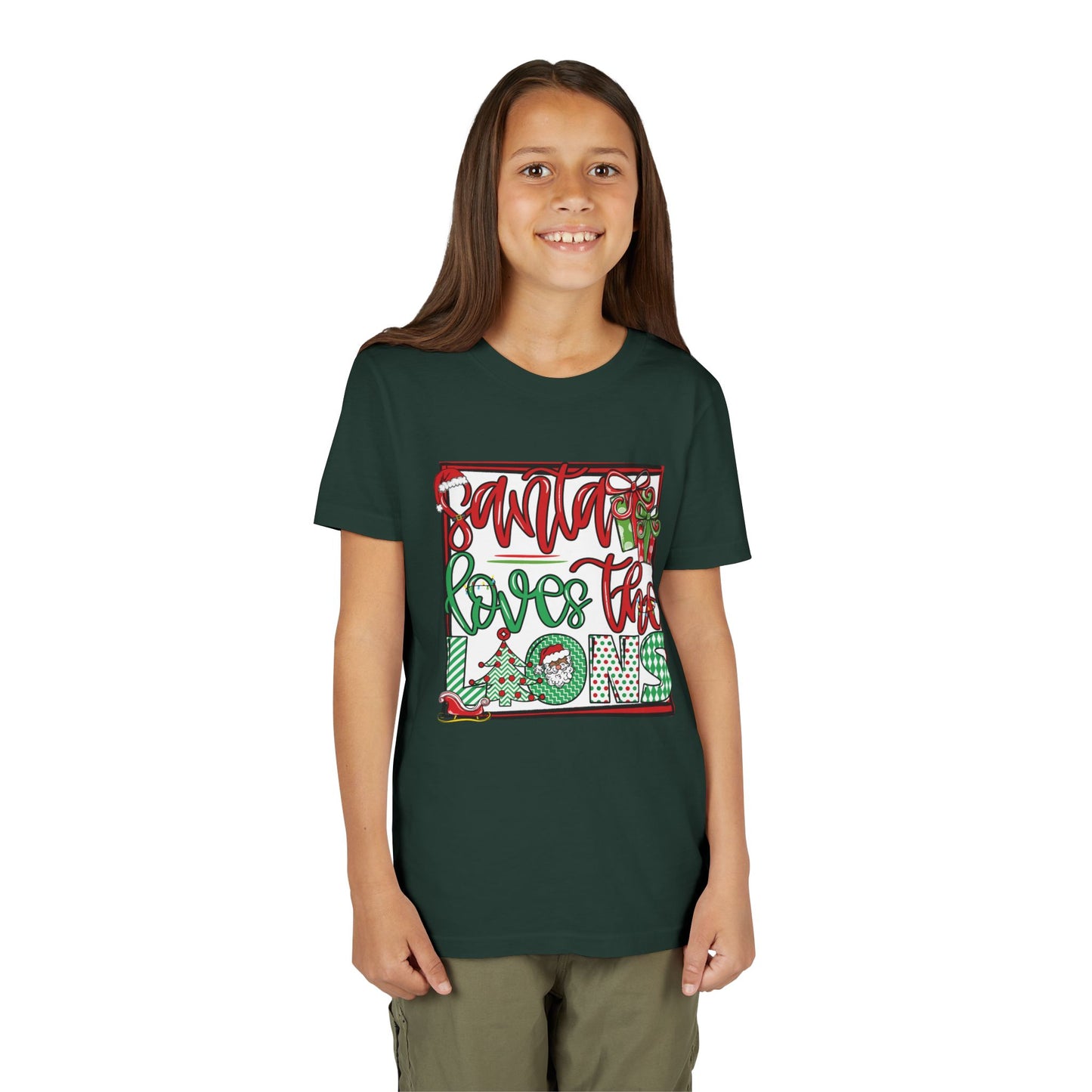 Youth Lions Christmas - Bella Canvas