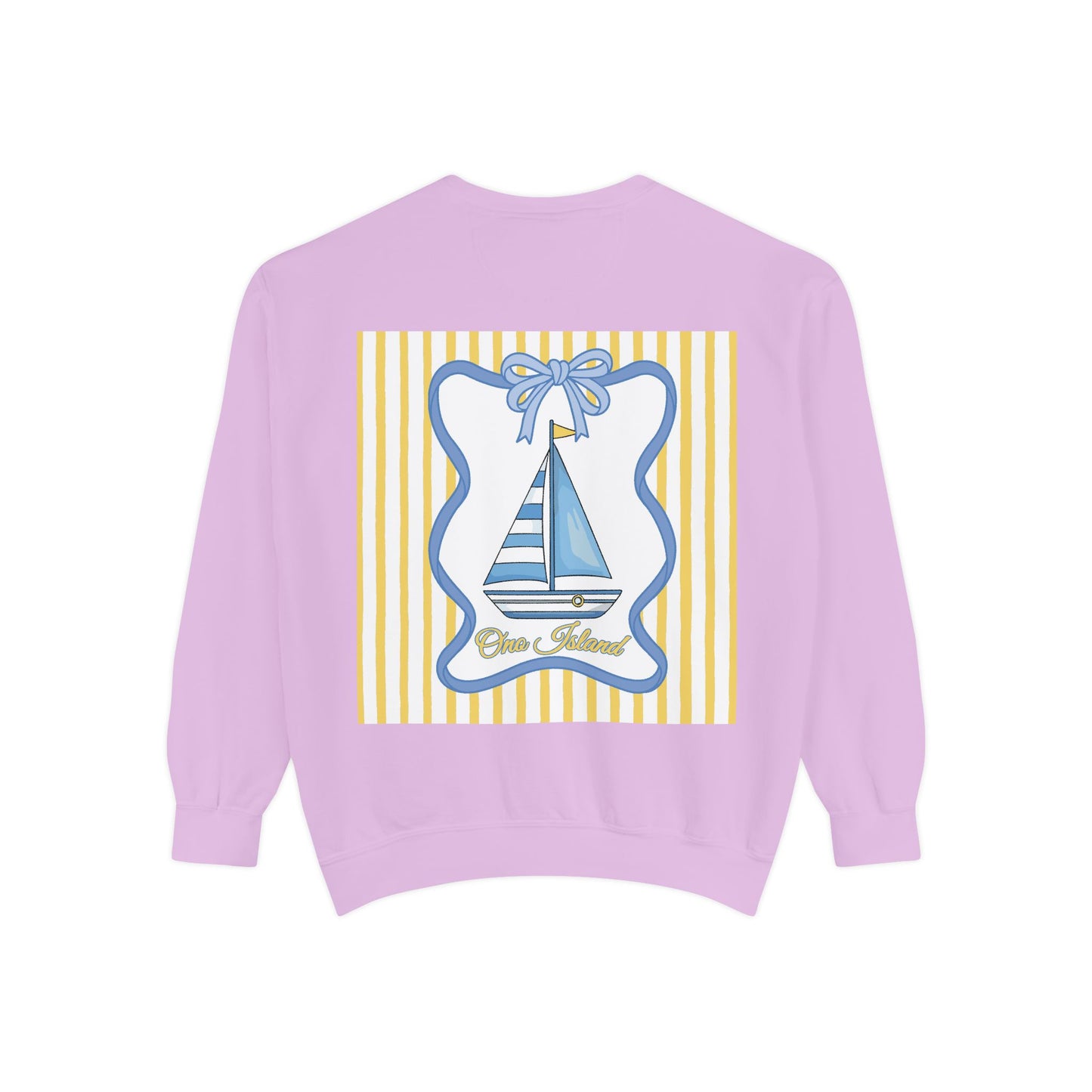 Adult Coquette Sailboat Sweatshirt - Comfort Colors
