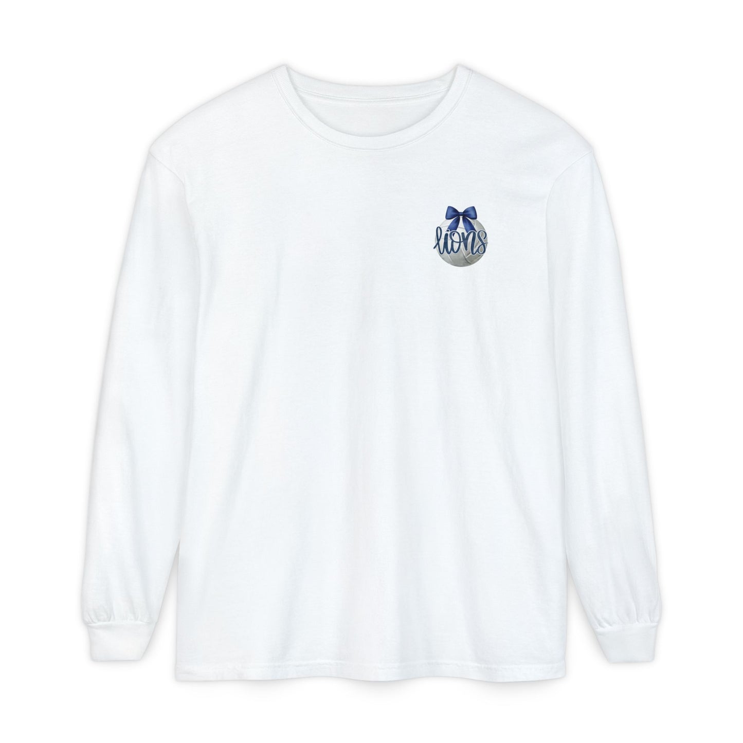Foley Lions Volleyball Mom Long Sleeve T-Shirt- Comfort Colors